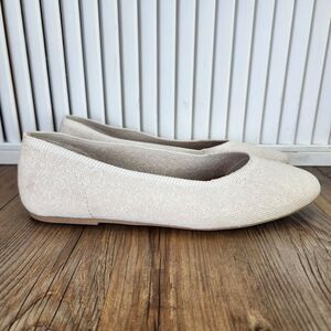 Seychelles Mabel Ballet Flats Womens Size 7.5 M Beige Memory Foam Slip On Shoes
